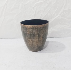 Maceta Redonda Pequeña de Metal para Plantas de Interior y Exterior, Estilo Vintage, Decorativa para Jardín y Hogar - Product Image 1