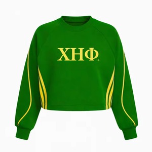 Sudadera de la Hermandad Chi Eta Phi, Sudadera Informal de Algodón para Mujer, Cuello Redondo, Jersey Bordado, Suéter de Punto - Product Image 3
