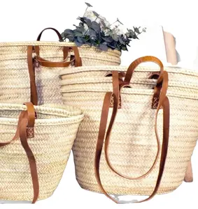 Cesta francesa bolsa de mercado de granjeros cesta de compras Crochet Macrame Bolsas de playa Directo del proveedor indio