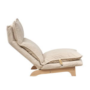 Poltrona Reclinabile Singola Pieghevole Funzionale per Camera da Letto o Balcone, Sedia Relax - Product Image 1