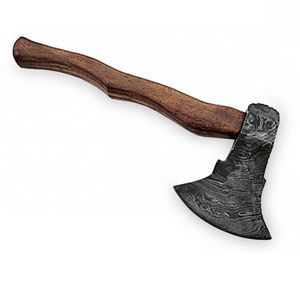 Burraq Hacha de Corte Personalizada de 17 Pulgadas de Acero de Damasco con Mango de Madera de Palisandro, para Uso en Exteriores, Grado Industrial, Regalo para el Día del Padre - Product Image 6