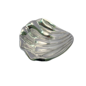 Tazón Decorativo de Aluminio Hecho a Mano con Tapa de Concha Marina, Plateado, Caja de Joyería, Florero de Mesa, Decoración del Hogar, WB Inc India - Product Image 5