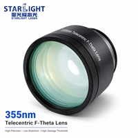 Lentille de numérisation F-Theta télécentrique UV 355 nm pour marquage laser, gravure, perçage, scanner Galvo, support OEM