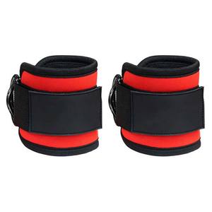 Nouvelle sangle de cheville rembourrée en néoprène avec anneaux en D en acier pour machine à câbles, idéale pour l'entraînement des jambes et des fessiers en salle de sport - Product Image 1