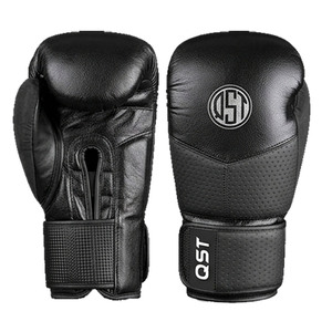 Boxing Sparring Gloves PU Leather Shock Absorbing Training Gloves with Wrist Support for Gym Fitness Workout Equipment Wholesale - Product Image 1