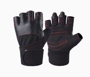 Guantes de Levantamiento de Pesas con Palma Transpirable y Soporte para Muñecas para Entrenamiento Profesional en Gimnasio - Product Image 1