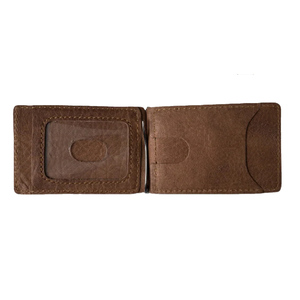 Clip para Billetes Personalizable de Cuero Genuino Vintage, Minimalista, Delgado, Duradero y Seguro, Unisex, para Uso Diario, OEM - Product Image 6