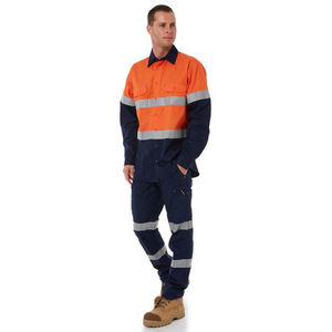 Pantalons de travail haute visibilité pour hommes, avec bandes réfléchissantes, pantalons de sécurité, fabrication sur mesure, OEM, marque privée, fournisseur d'usine, fabricant - Product Image 1
