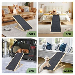 Rampa per Cani Extra Larga AGGIORNATA per Letto, Superficie in Gomma Antiscivolo, Ottima Trazione, Rampa per Animali Domestici per Cani di Piccola Taglia per Salire sul Divano e in Auto - Product Image 5