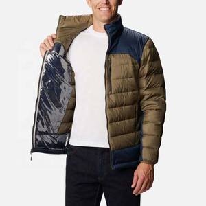 Chaqueta Bomber de Invierno Personalizada para Hombre 2026, de Lona, Impermeable, Cortavientos, Transpirable, con Cuello Alto, Exterior de Poliéster, Logotipo Frontal - Product Image 1