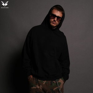 Sudadera con Capucha en Color Negro, Ropa Deportiva Personalizada al por Mayor, Fabricante de Ropa Urbana, Precio de Fábrica OEM/ODM, Ropa Deportiva para Hombre - Product Image 4