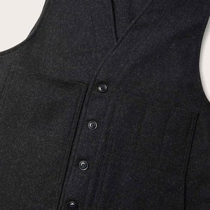 Men's Casual <b>Vest</b> Jacket For Autumn Winter Breathable 100% <b>Wool</b> Fabric Multi-Pockets Warm Outer Wear For Work Hunting - Product Image 2