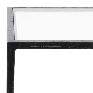 Table basse en verre pratique, design côtier, meubles de salon, designer Zahid Exports - Product Image 4