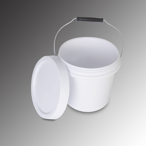 1L PP Plastic Paint Can Paint <b>Bucket</b> Paint Container <b>with</b> <b>Lid</b> OEM IML Printing - Product Image 1