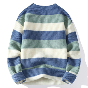 Best Selling OEM Sweater Long Sleeve Knitwear O Neck Pullover Men Clothes Fashion Knitted Men Sweater - Product Image 5
