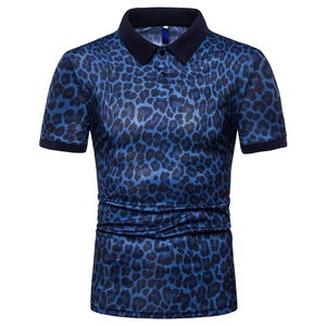 Camisetas Polo con estampado de leopardo para hombre, camisetas Polo de manga corta con estampado 3D para vacaciones de verano, ropa informal para hombre - Product Image 4