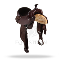 Selle de randonnée western, équipement d'équitation