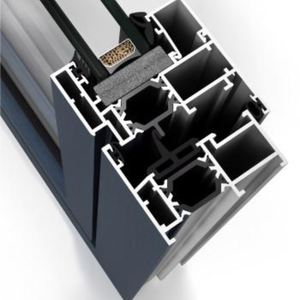 Profilé en aluminium pour systèmes à rupture de pont thermique, adapté aux fenêtres et aux portes, haute durabilité et longue durée de vie - Product Image 3