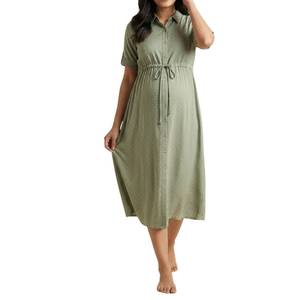 Vêtements de maternité en coton fabriqués en Inde pour femmes enceintes – Doux, respirants, adaptés à l'allaitement, tenues quotidiennes de grossesse, marque privée - Product Image 1