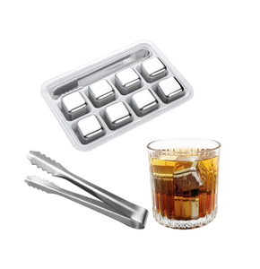 Pinzas para Cubitos de Hielo de Acero Inoxidable, Multifuncionales, Aptas para Lavavajillas, para Hornear, Preparar Snacks, Cocinar, Servir Ensaladas, ¡Oferta! - Product Image 1
