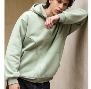 Sudaderas con Capucha Premium para Hombre, Lavado Ácido, Elegantes, Cálidas y Cómodas, 100% Algodón, Ecológicas, Talla Grande, Ropa Casual de Invierno - Product Image 2