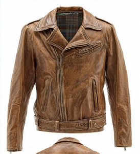 Veste en cuir de haute qualité, très élégante et stylée - Product Image 3