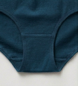 Ropa Interior Femenina de Algodón y Spandex con Ribete de Encaje Azul Marino, Transpirable, Tejido de Punto No Tejido, Ajuste Estándar, Sirius Sports Personalizado - Product Image 3