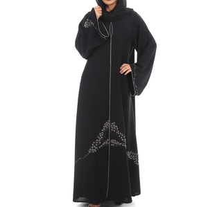 Vente en gros de burqas et abayas personnalisées pour femmes, haute qualité, nouveau design, burqas et abayas musulmanes de Dubaï, vêtements islamiques pour femmes, respirants - Product Image 6