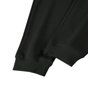 Ensemble de survêtement homme tendance été 2026 en coton épais brodé de luxe, avec logo personnalisé, style streetwear oversize, en molleton bouclette - Product Image 6