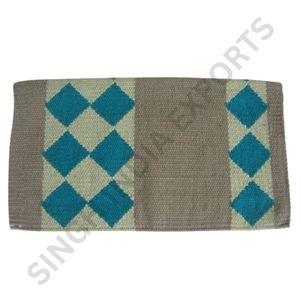 Diamond Pattern New Zealand Wool Saddle <b>Blanket</b> Western Horse Pad <b>Thick</b> Soft Durable Breathable Equestrian Riding Saddle Cloth - Product Image 4
