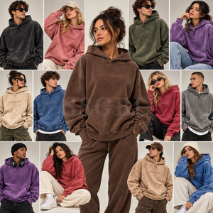 Sudadera con Capucha de Felpa Francesa de 400 g/m² con Lavado Ácido, Fabricante de Ropa de Bangladesh, Six Season Global Business Streetwear - Product Image 5