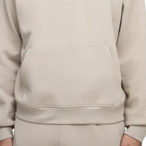 Sweat-shirt à capuche ample pour homme OEM, sans cordon de serrage, avec poche kangourou et épaules tombantes, personnalisable, fabrication usine - Product Image 6