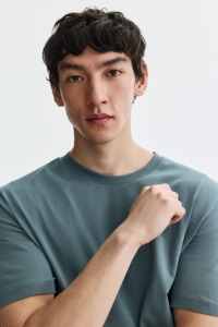 ปรับแต่งสินค้าของคุณ เสื้อยืดคอตตอนแบบลำลอง ทรงปกติ คอกลม สไตล์วินเทจ ผ้าคอตตอนแบบซักล้าง ปรับแต่งได้ - Product Image 5