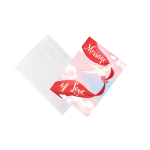 Carte artisanale de la Saint-Valentin avec enveloppe, carte pop-up 3D, design amour et cœur, cartes de vœux pour couple, Saint-Valentin - Product Image 4