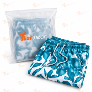 Shorts de Playa para Hombre al por Mayor con Estampado de Palmeras, de Secado Rápido, Casuales, de Cintura Media con Cordón Ajustable - Product Image 6