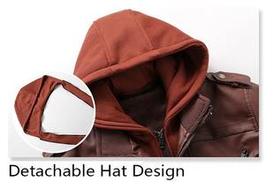 Veste en cuir véritable pour homme, vente en gros, haute qualité, 100% cuir pur, RELEVO INDUSTRY, veste en cuir véritable écologique pour homme, hiver - Product Image 6