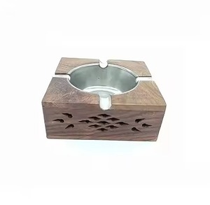 Cenicero de Madera Hecho a Mano, Porta Cigarrillos Premium para Cigarros, Cigarrillos y Tabaco, Decoración para el Hogar, Oficina, Hotel, Mesa, Regalo - Product Image 3
