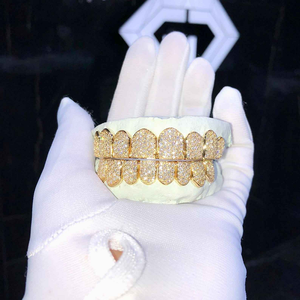 Cubiertas Dentales de Diamantes de Calidad Premium, Grillz Personalizados, Joyería de Lujo para Hombres y Mujeres con Estilo Moderno Hip Hop - Product Image 1