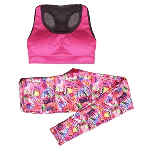 Workout Clothes Leggings 2 Piece Set Seamless Yoga Set Sport Wear Gym fit with custom logo and design