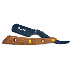 มีดโกนหนวดด้ามไม้ ใช้งานง่ายและสะดวกสบาย คุณภาพสูงสุด สำหรับร้านตัดผม - Product Image 1