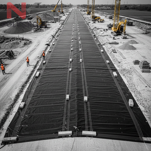 Lona de Protección para Asfalto, Impermeable y Resistente, para Uso en Construcción de Carreteras y Protección de Superficies - Product Image 1