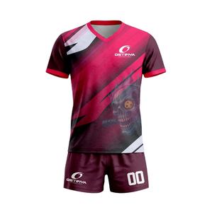 Uniforme de pickleball 100% polyester anti-UV, col rond, manches courtes, logo sur le devant, nom d'équipe personnalisé, été, unisexe - Product Image 1