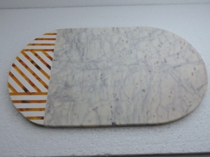 Planche à découper en marbre et bois de luxe, design élégant, à prix très avantageux - Product Image 5