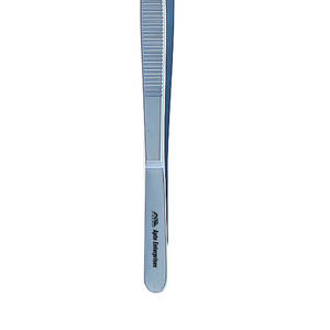 Pinzas Médicas de Titanio de Alta Calidad con Mango Plano, 17.5 cm, Instrumento Médico de Grado Médico, Puntas Rectas Serradas de 0.7 mm, 6.9 Pulgadas - Product Image 4