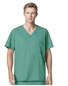 Conjunto de Uniforme Médico Quirúrgico de Manga Corta para Enfermería, Unisex, de Algodón Tejido, para Verano, Personalizable, con Estampado de Agujas - Product Image 5