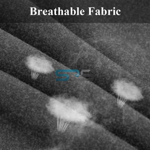 Pantalon Jagger pour homme, coupe droite, en toile légère, respirant, séchage rapide, style streetwear, 100% coton, service OEM - Product Image 2