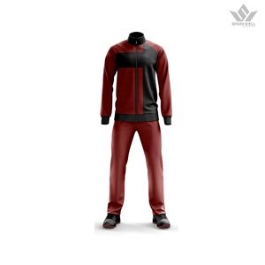 Conjunto Deportivo para Hombre en Color Verde Azulado y Negro, Chaqueta con Cierre Completo y Cuello Alto, Pantalones Deportivos, Ropa Deportiva Informal para Otoño - Product Image 2