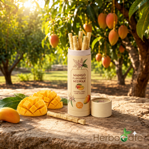 Palillo Dental Herbal Miswak con Sabor a Mango Dulce para Dientes Más Limpios, Encías Saludables y Frescura Duradera - Product Image 5