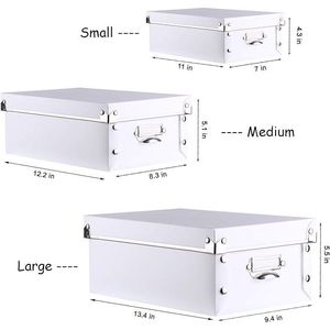 Scatole Decorative Impermeabili con Coperchi per Scarpe, Vestiti e Uso in Ufficio - Product Image 2