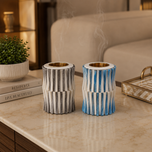 Luxury Bone Inlay <b>Bakhoor</b> Burner Set | Handmade Marble Incense Holder with Tray Arabic <b>Oud</b> Burner Ramadan and Home Decor Gift - Product Image 2